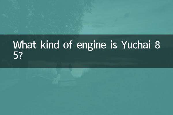 ¿Qué tipo de motor es Yuchai 85?