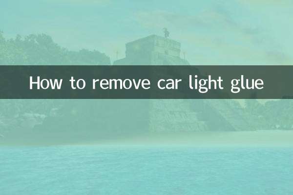 Como remover cola de luz de carro
