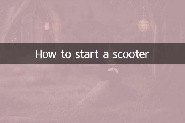 Cómo arrancar un scooter