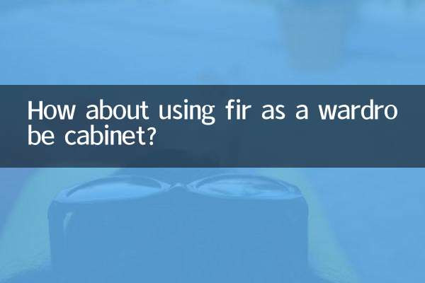 ¿Qué tal utilizar el abeto como armario?
