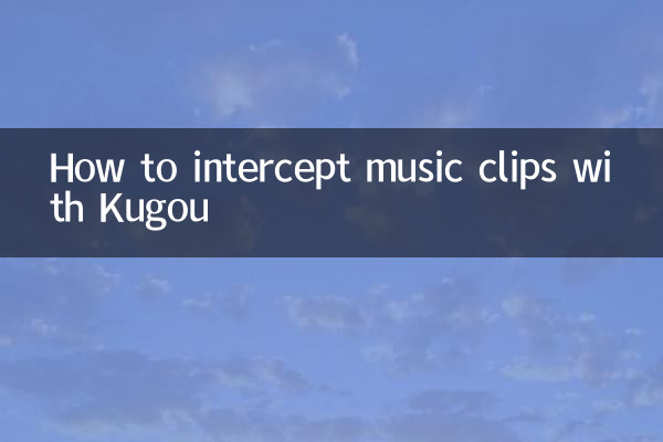 So fangen Sie Musikclips mit Kugou ab