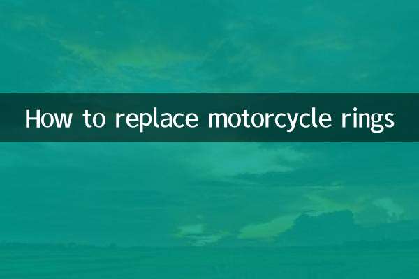 Как заменить кольца на мотоцикле