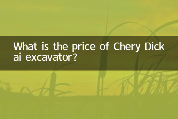 Chery Dickai 掘削機の価格はいくらですか?
