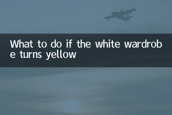 Was tun, wenn der weiße Kleiderschrank gelb wird?
