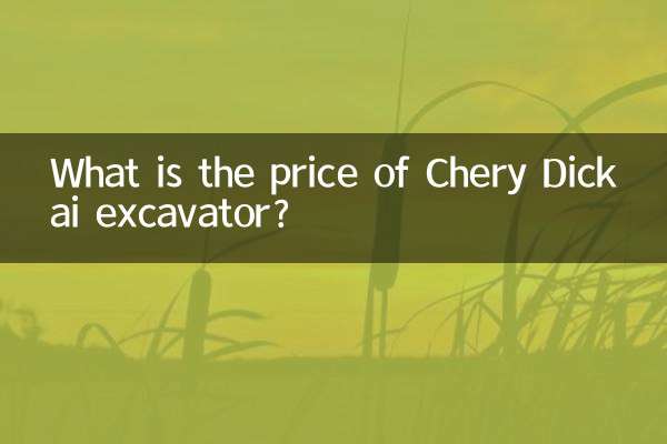 Сколько стоит экскаватор Chery Dickai?