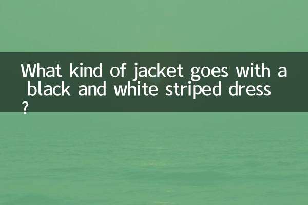 黑白條紋連衣裙搭配什麼外套