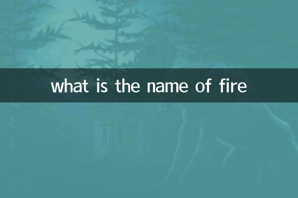 ما هو اسم النار