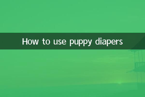 কুকুরছানা ডায়াপার কিভাবে ব্যবহার করবেন
