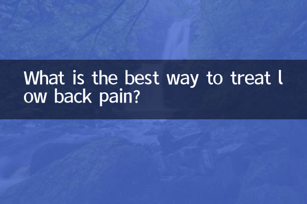 Wie behandelt man Rückenschmerzen am besten?