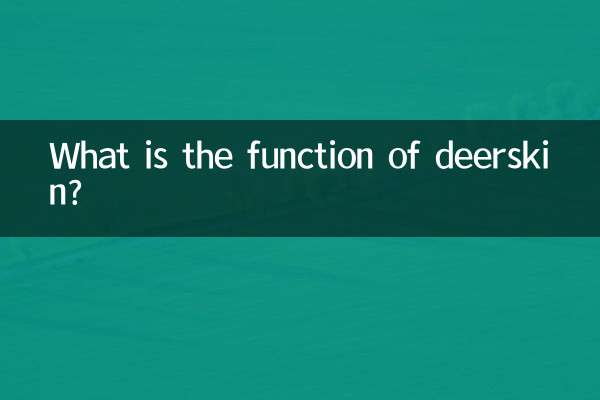 Qual è la funzione della pelle di cervo?