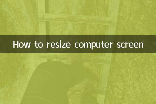 Como redimensionar a tela do computador