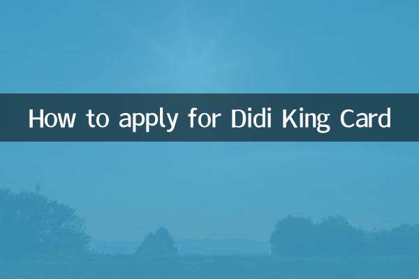 दीदी किंग कार्ड के लिए आवेदन कैसे करें