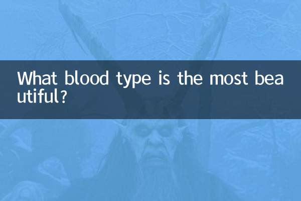 什么血型的人最漂亮