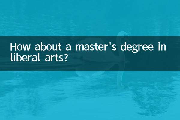 How about a master's degree in liberal arts?