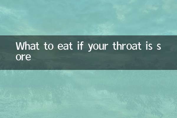 What to eat if your throat is sore