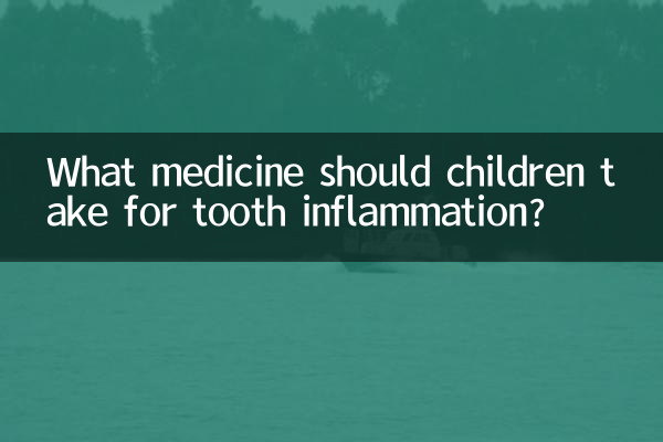 Какие лекарства следует принимать детям при воспалении зубов?