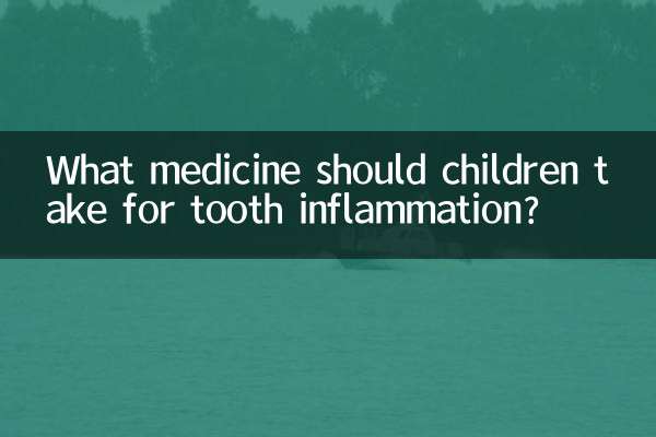 Какие лекарства следует принимать детям при воспалении зубов?