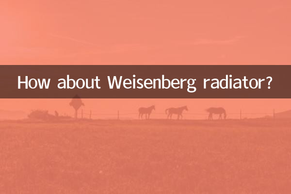 رادیاتور وایزنبرگ چطور؟