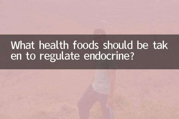 Quels aliments santé faut-il prendre pour réguler le système endocrinien ?