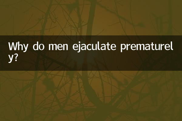 Почему у мужчин происходит преждевременная эякуляция?