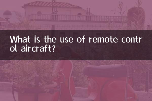 A cosa servono gli aerei telecomandati?