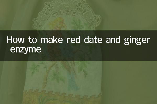 طرز تهیه آنزیم خرما قرمز و زنجبیل