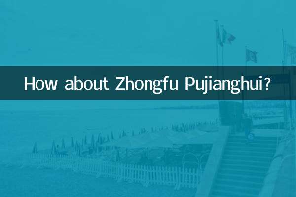 ¿Qué tal Zhongfu Pujianghui?