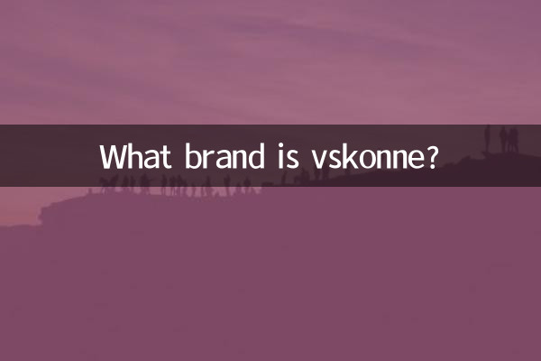 ¿Qué marca es vskonne?