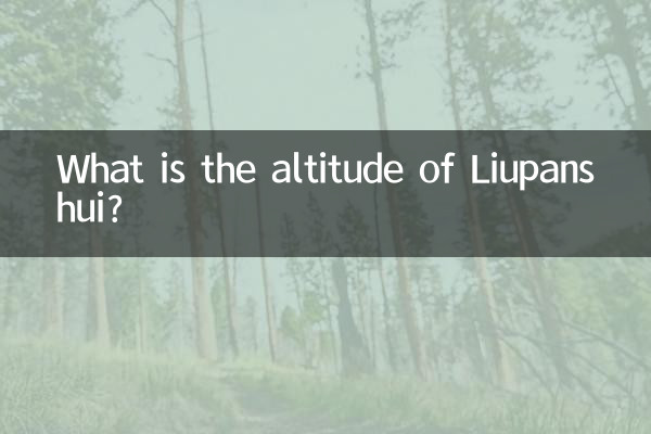 लियुपांशुई की ऊंचाई कितनी है?