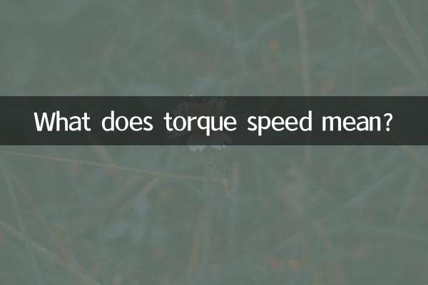 토크 속도는 무엇을 의미합니까?