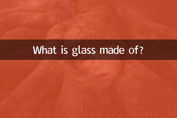 What is glass made of?