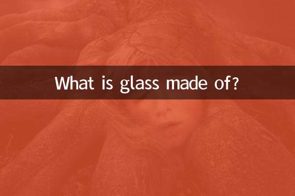 What is glass made of?