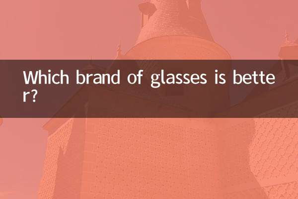 어떤 브랜드의 안경이 더 좋나요?