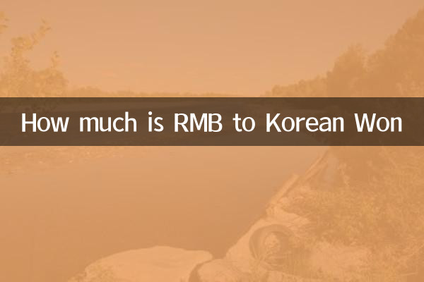 人民幣對韓元多少