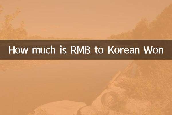 人民幣對韓元多少