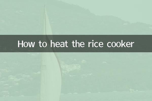 Como aquecer a panela de arroz
