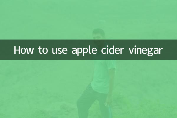 Como usar o vinagre de maçã
