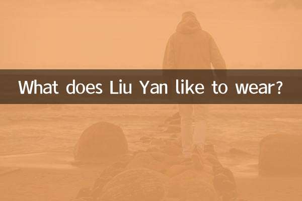 ¿Qué le gusta usar a Liu Yan?