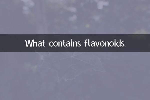 Was Flavonoide enthält