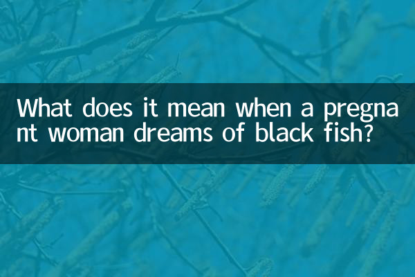 ¿Qué significa cuando una mujer embarazada sueña con peces negros?