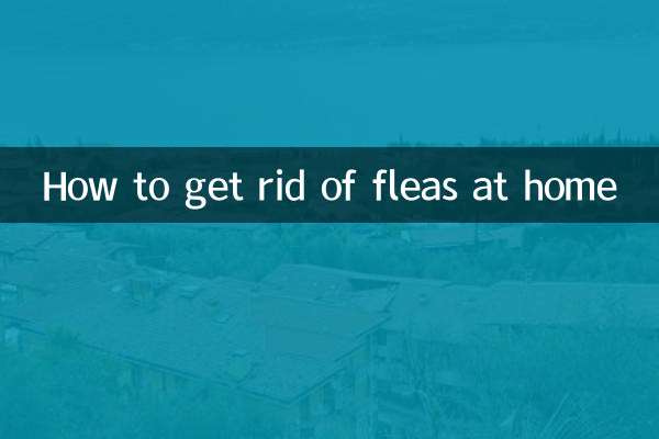 How to get rid of fleas at home