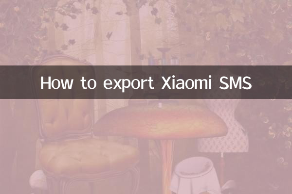 كيفية تصدير الرسائل القصيرة Xiaomi