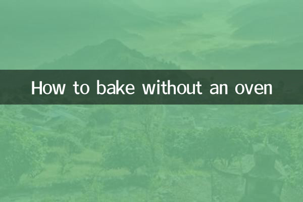So backen Sie ohne Ofen