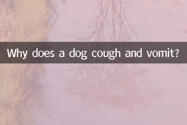 Pourquoi un chien tousse et vomit-il ?