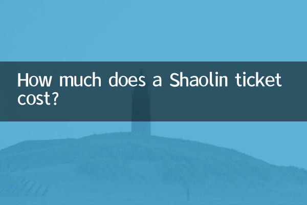 Quanto costa un biglietto Shaolin?