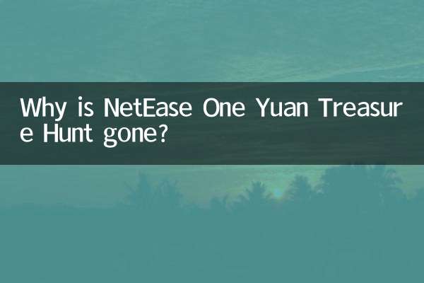 چرا NetEase One Yuan Treasure Hunt از بین رفته است؟