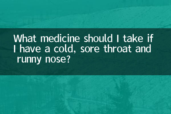 Che medicine dovrei prendere se ho raffreddore, mal di gola e naso che cola?