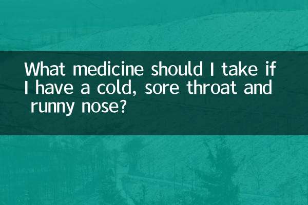 Che medicine dovrei prendere se ho raffreddore, mal di gola e naso che cola?