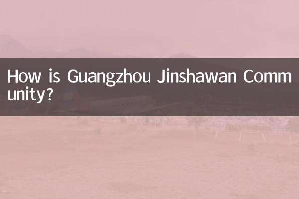 ¿Cómo es la comunidad Guangzhou Jinshawan?