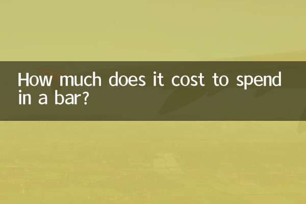 একটি বারে খরচ করতে কত খরচ হয়?